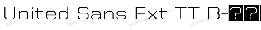 United Sans Ext TT B字体转换
